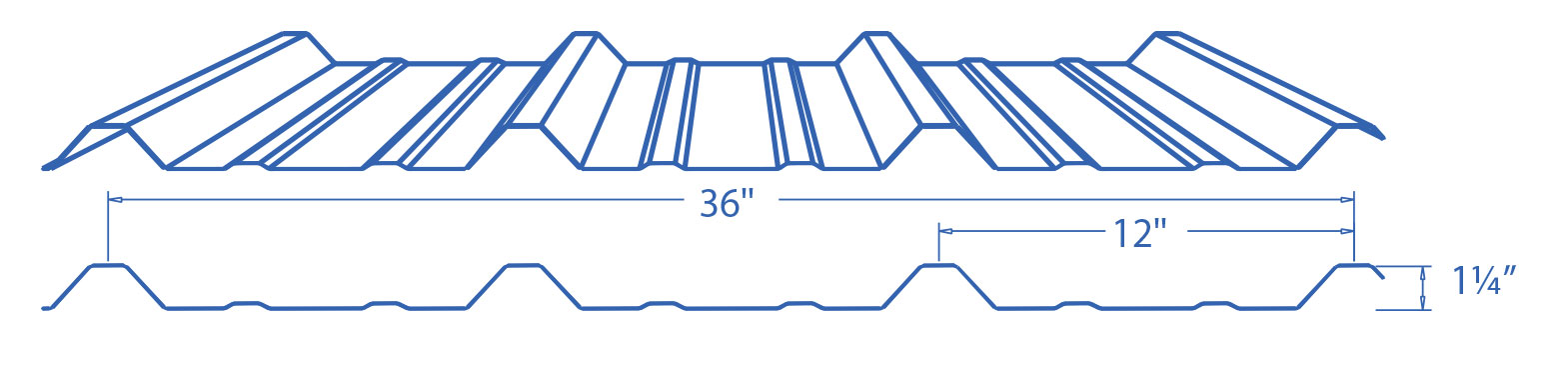 FR Panel Line Drawing & Panel - Forma Steel