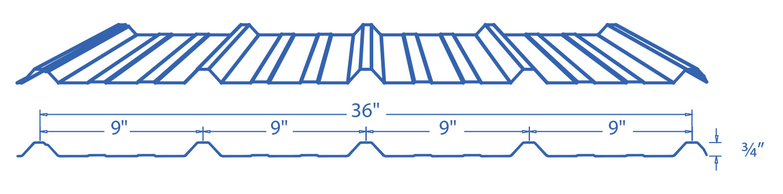 I/9 Line Drawing & Panel - Forma Steel