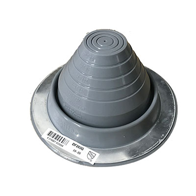 Forma Steel Accessories: Plumbing Flashings Grey Silicone