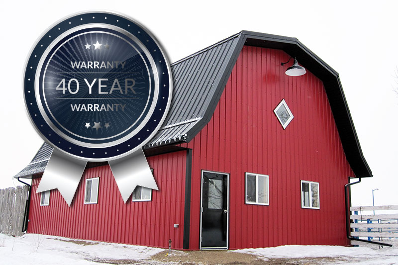 40 Year Forma Steel Paint Finish Warranty