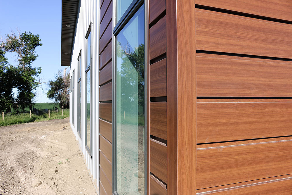 Commercial Office featuring FormaPlank in Espresso Woodgrain