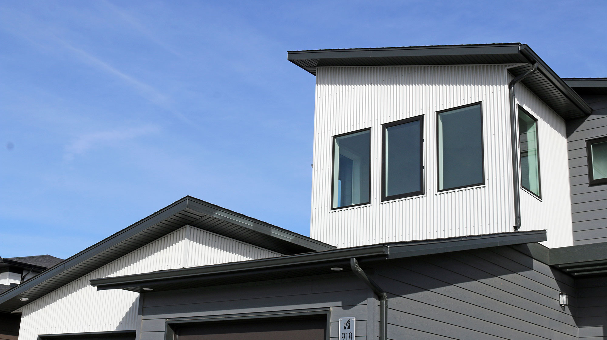 7/8 Corrugated Metal Siding in Bright White by Forma Steel