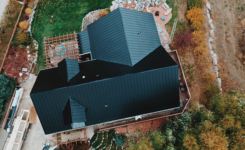 Forma Steel - Forma Loc Standing Seam Hidden Fastener Residential Roof in Black