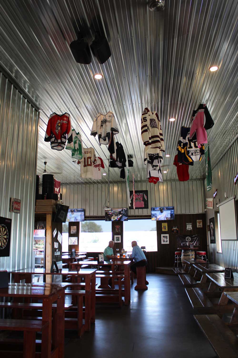Restaurant with buckskin and galvanized in FC-36