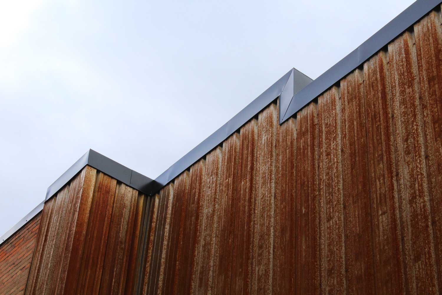 Commercial Building with FR Panel Weathering Steel