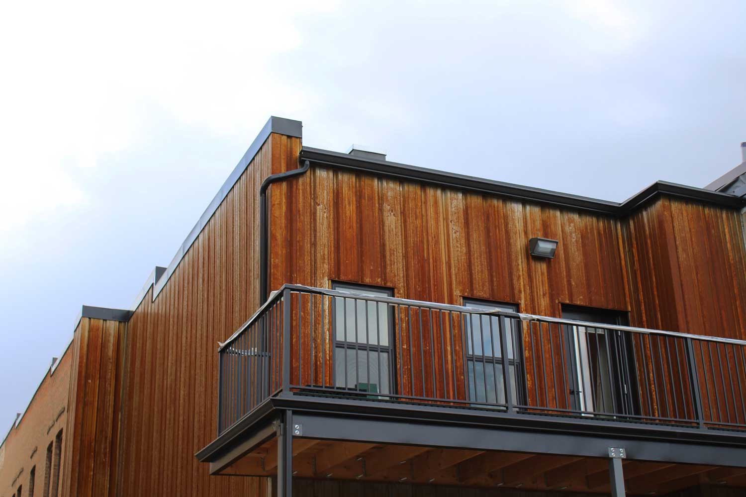 Commercial Building with FA Panel Weathering Steel