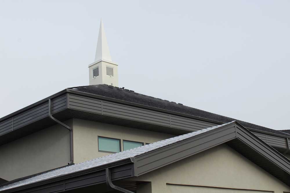 Forma Plank Fascia and InterLoc Soffit in Charcoal