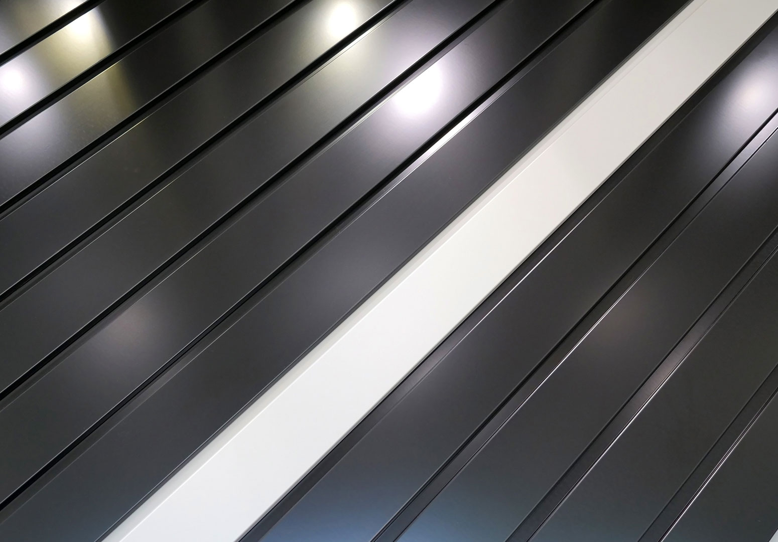 Commercial Building Feature Wall with Slimline Panel