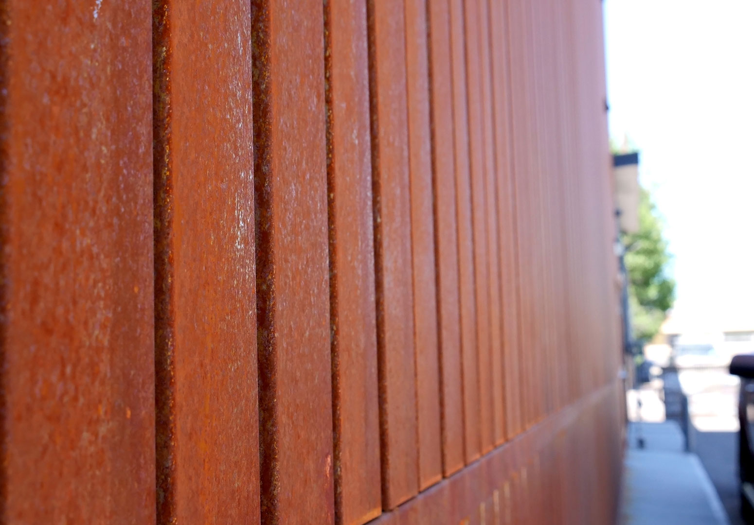 Commercial Building with Forma Plank Weathering Steel Finish