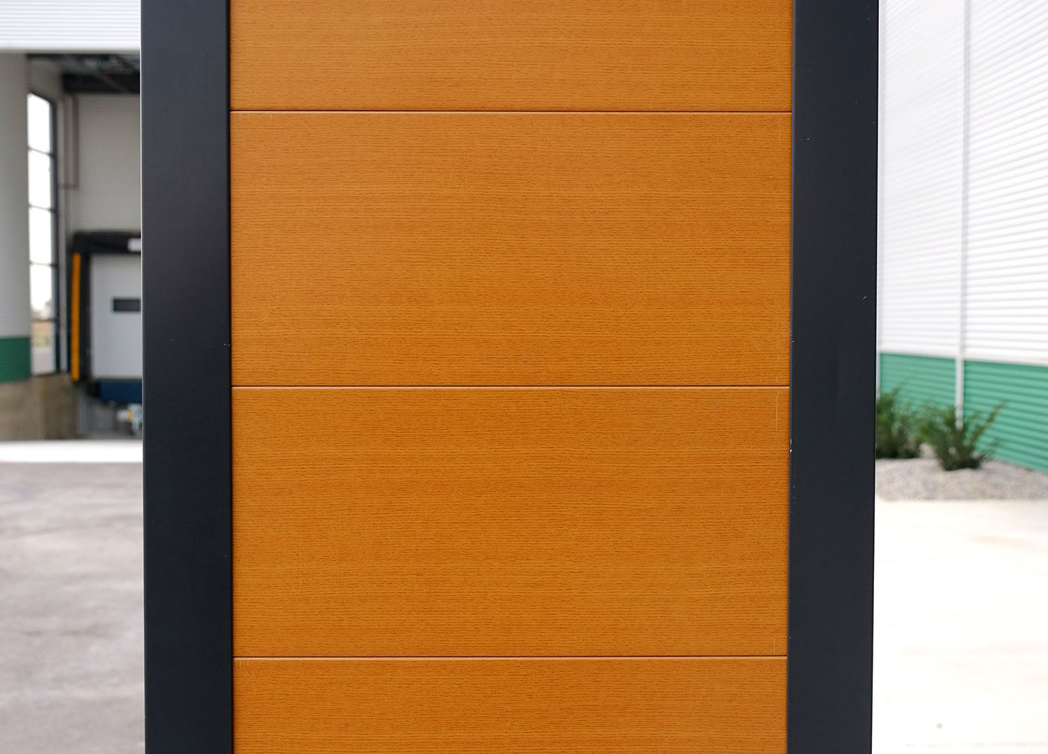 Commercial Building with Interloc 8" in Autumn.