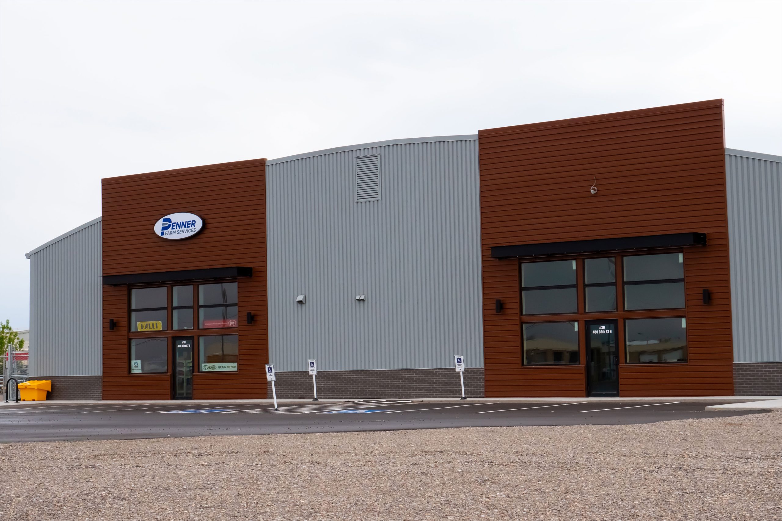 6" Box Rib in Iceberg for Commercial Building in Lethbridge.