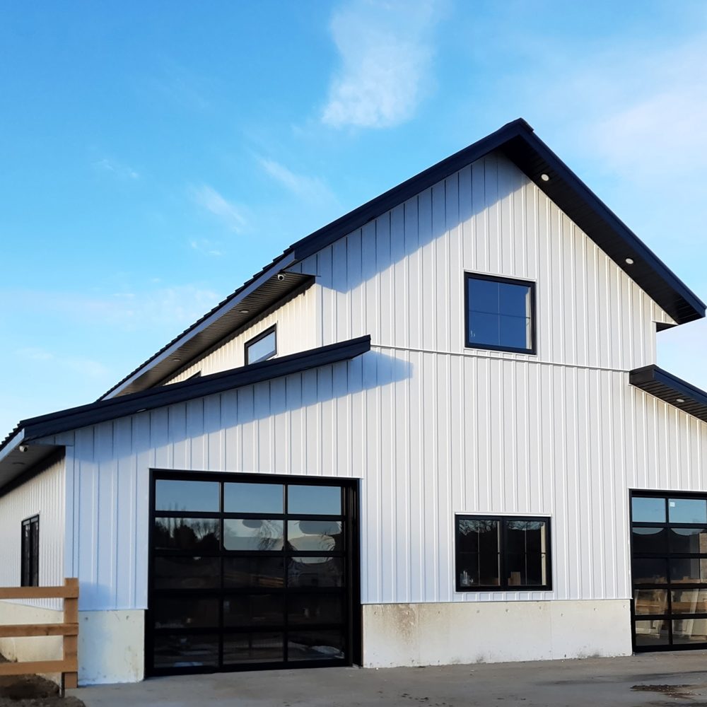 Residential Build with Board and Batten panel