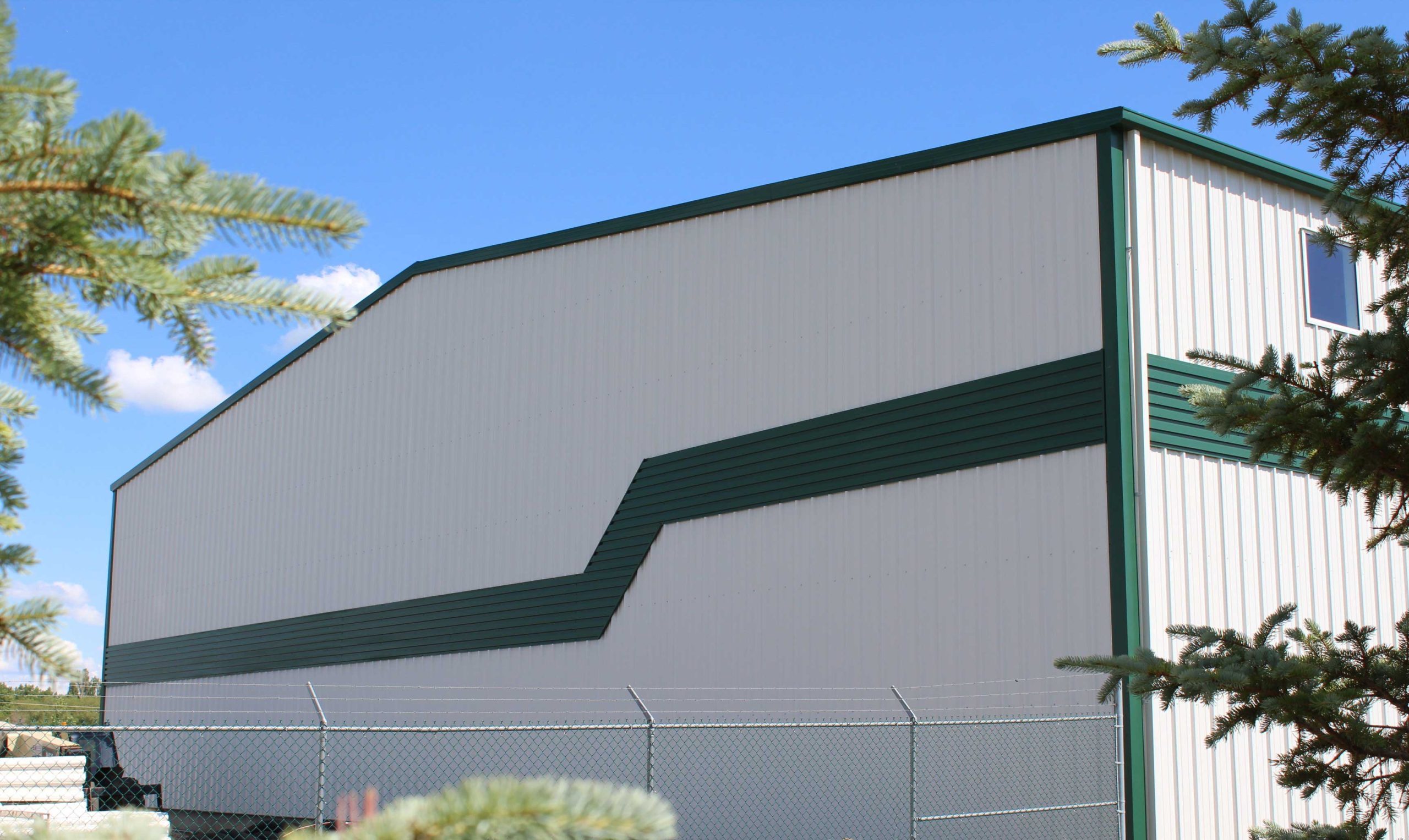 6" Box Rib in Melchers Green with FR Panel in Iceberg