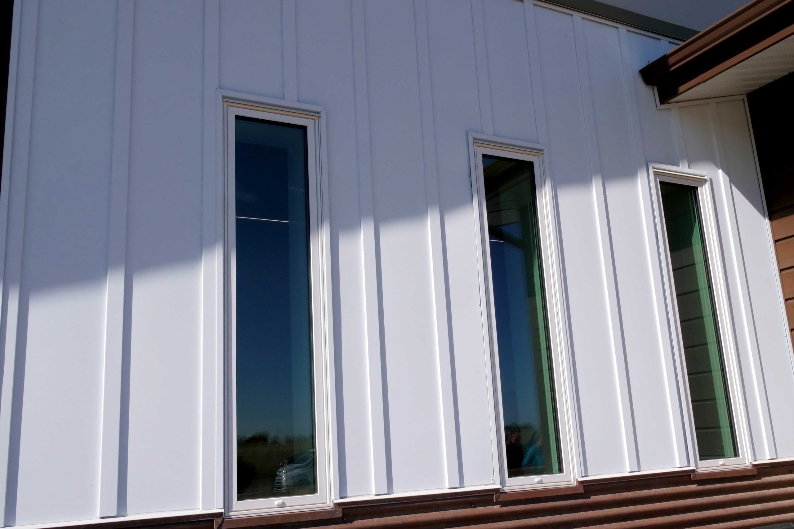 Board & Batten in Arctic White