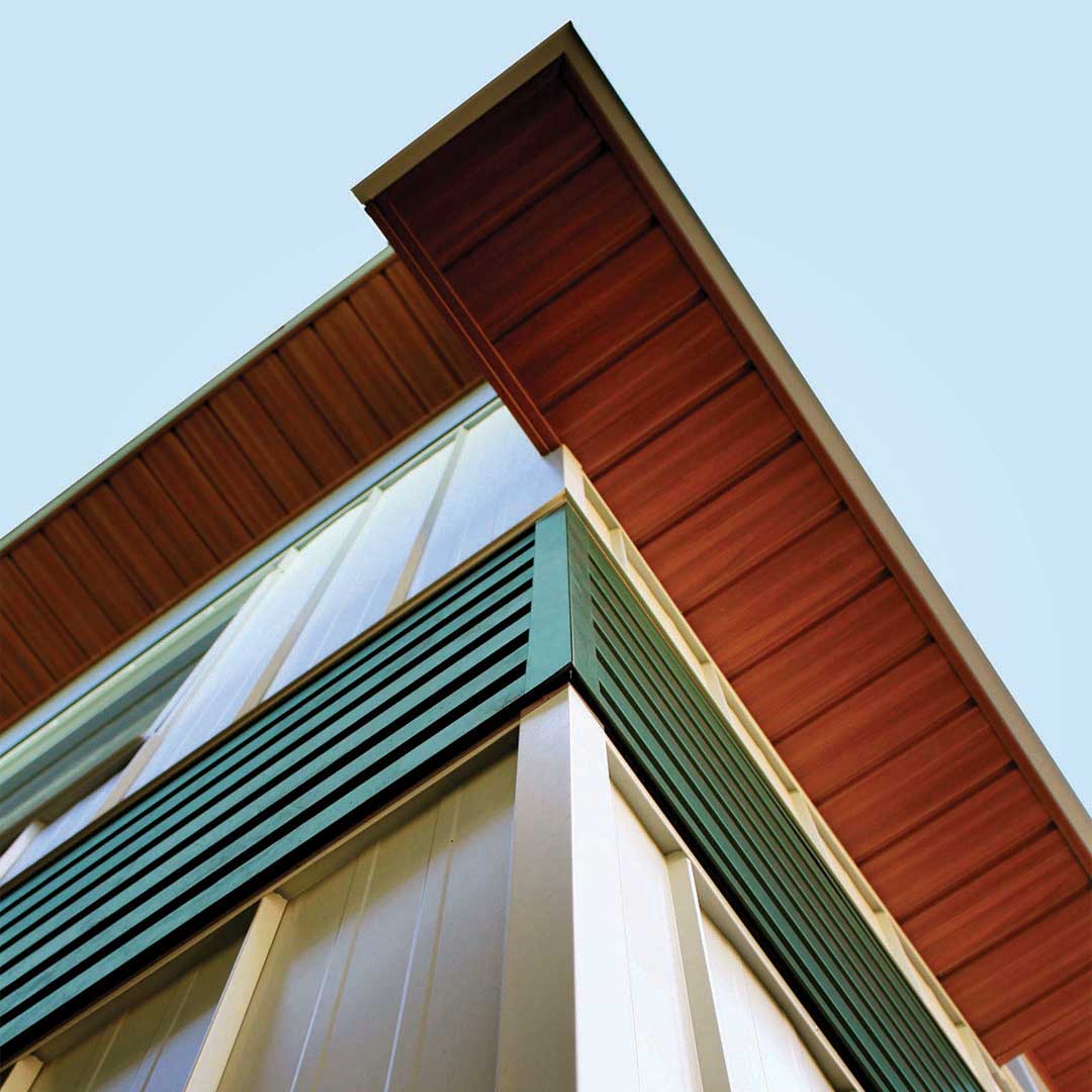 II/6 Reverse Soffit in Espresso Woodgrain