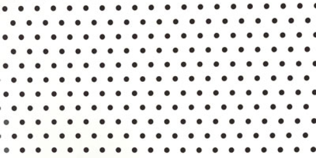 Bright White Perforated