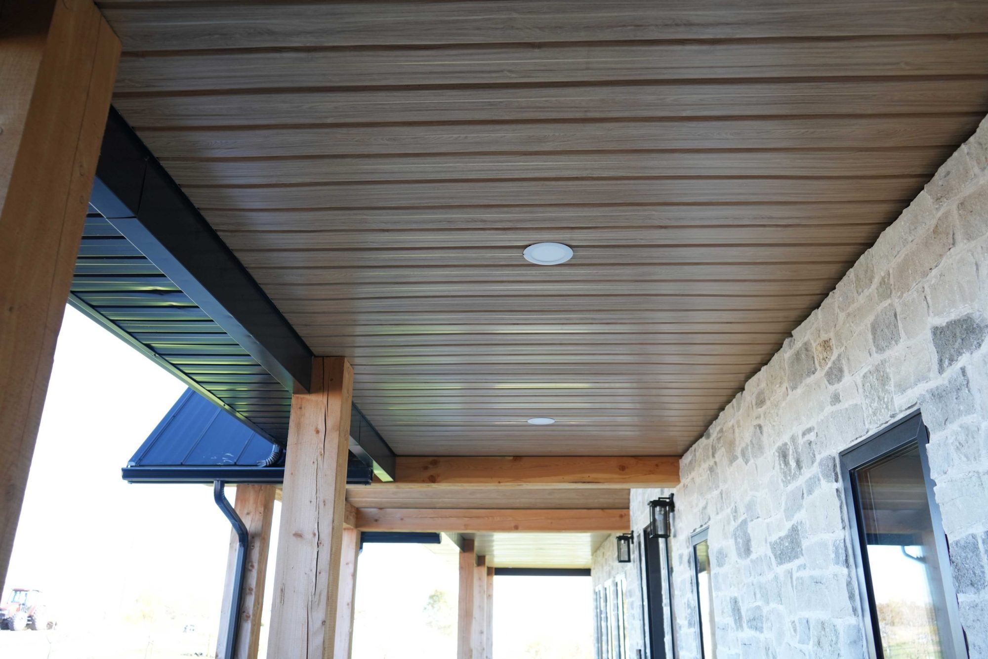 II/6 Reverse Soffit in Light Pine Woodgrain